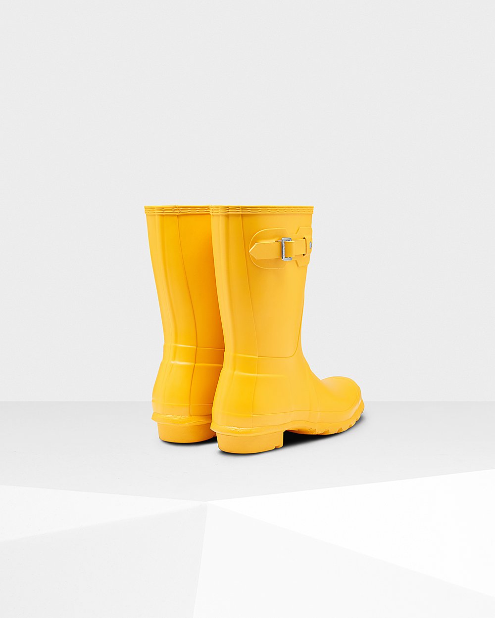 Botas De Cortas Hunter Mujer Amarillo Original 683152-QLW
